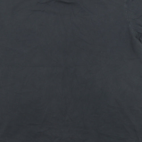 Lyle & Scott Mens Black Cotton T-Shirt Size L Crew Neck
