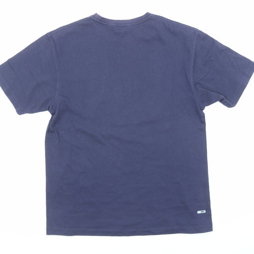 Lafuma Mens Blue Cotton T-Shirt Size S Crew Neck - Country of lafuma