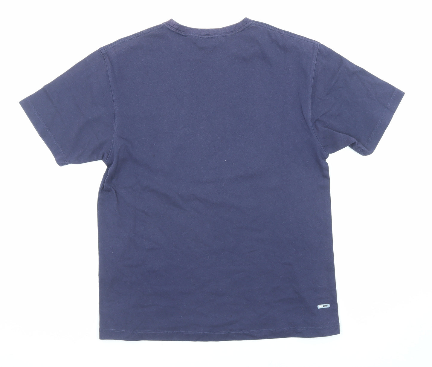 Lafuma Mens Blue Cotton T-Shirt Size S Crew Neck - Country of lafuma