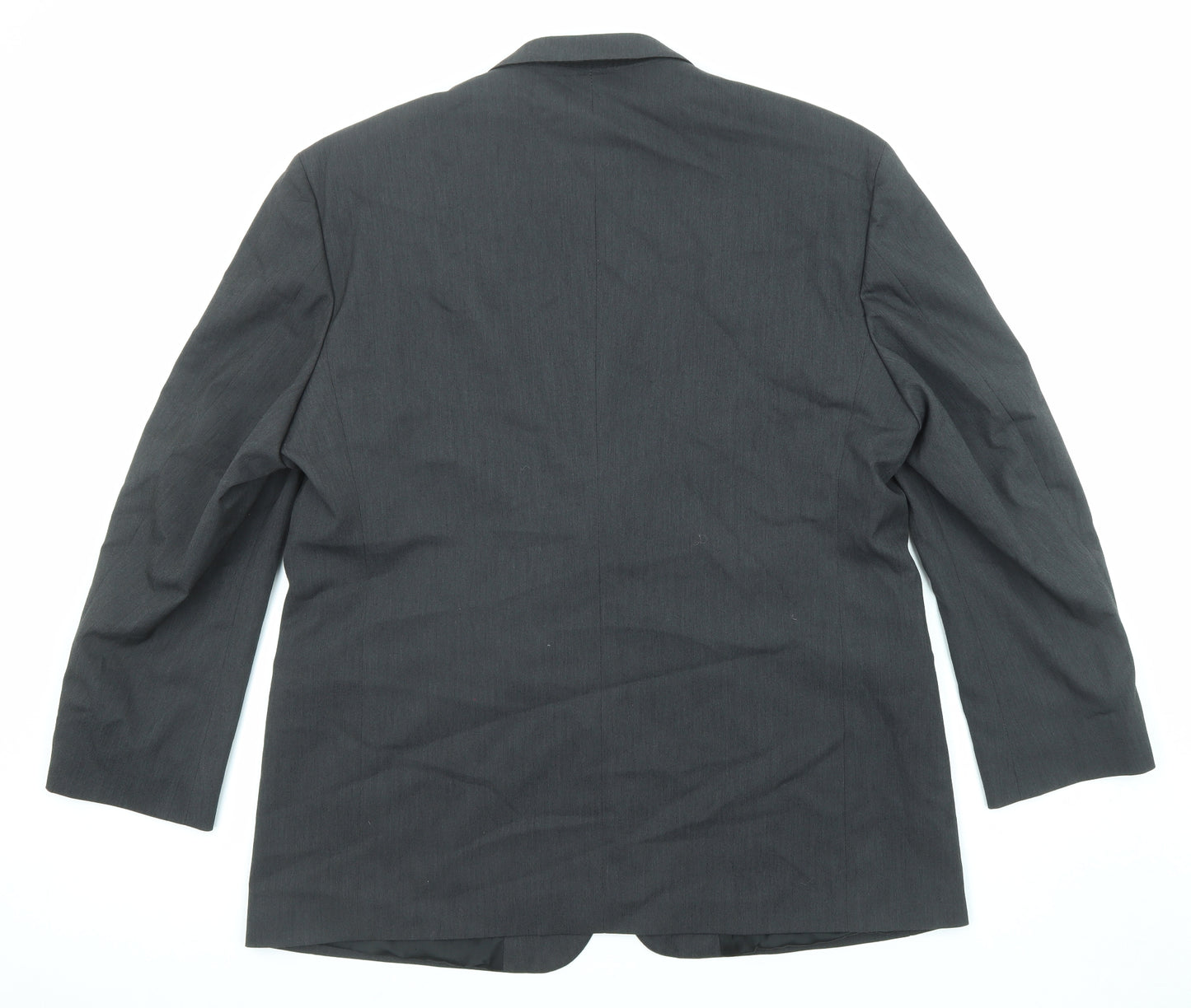 Haggar Mens Black Polyester Jacket Suit Jacket Size 46 Regular
