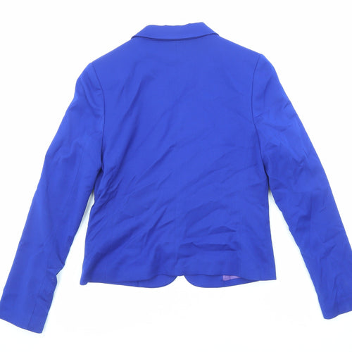 Divided by H&M Womens Blue Jacket Blazer Size 8 Button