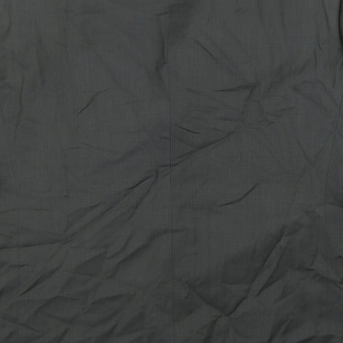 Cross & Winsor Mens Black Wool Jacket Suit Jacket Size 46 Regular