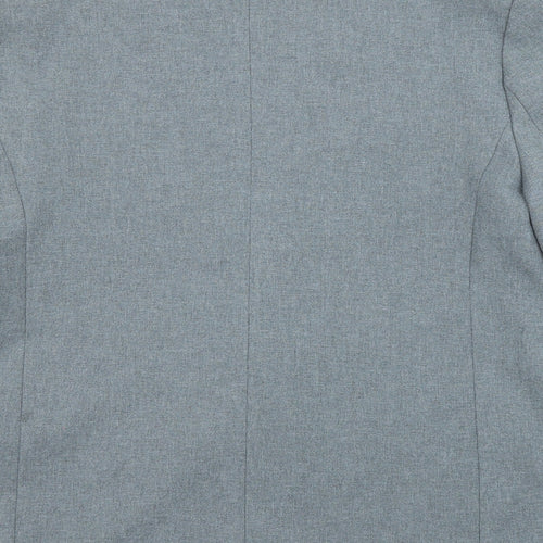 Debenhams Womens Grey Polyester Jacket Blazer Size 14
