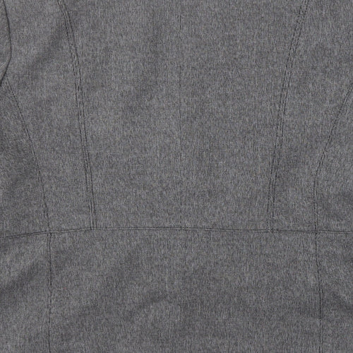 Autonomy Womens Grey Polyester Jacket Blazer Size 14
