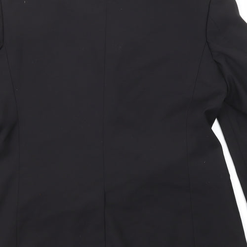 You Essential Mens Black Polyester Jacket Suit Jacket Size 42 Regular