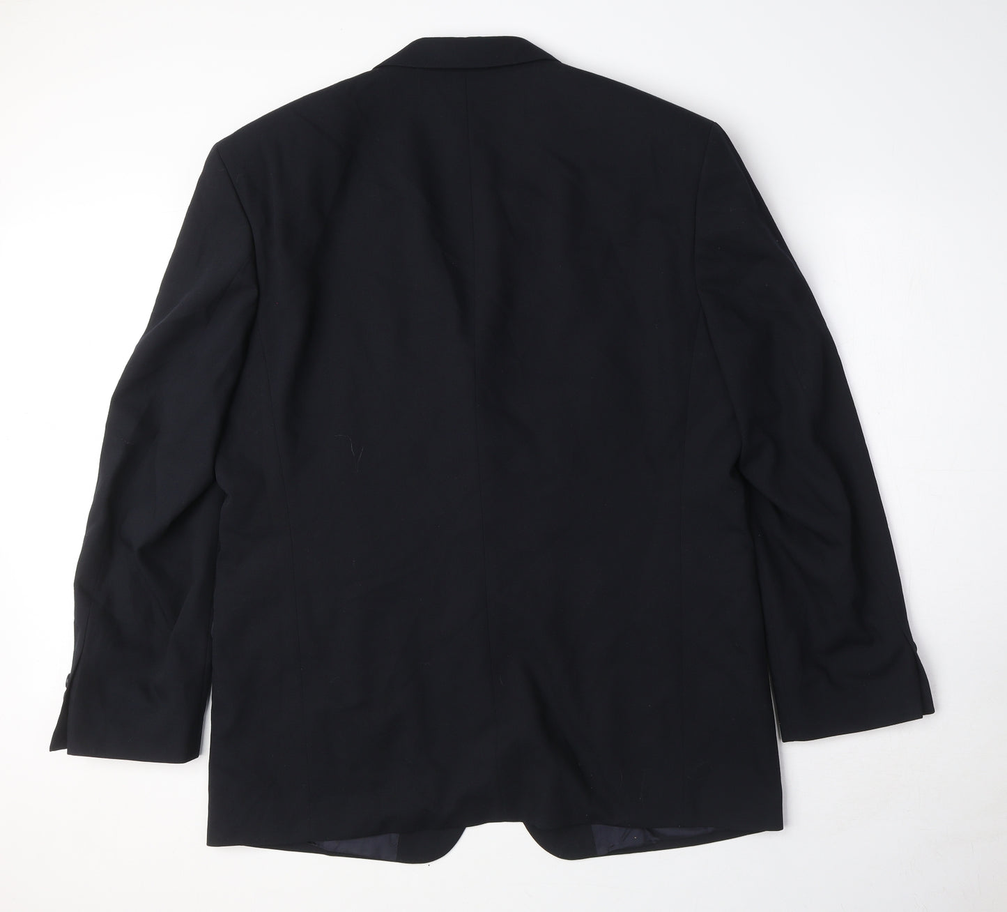 Varteks Mens Black Polyester Jacket Suit Jacket Size 44 Regular