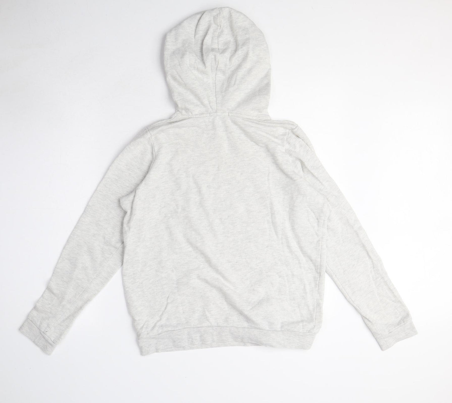 Amisu Womens Grey Cotton Pullover Hoodie Size S Pullover - Think