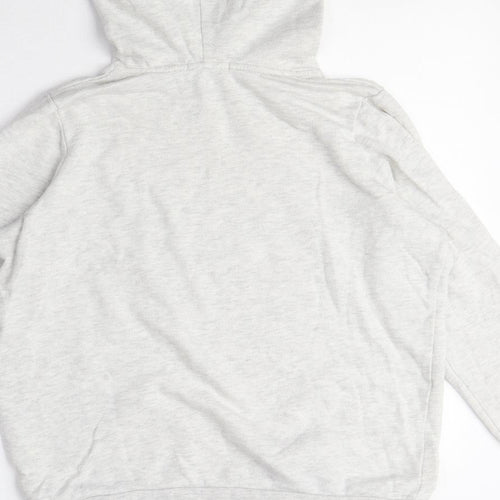 Amisu Womens Grey Cotton Pullover Hoodie Size S Pullover - Think
