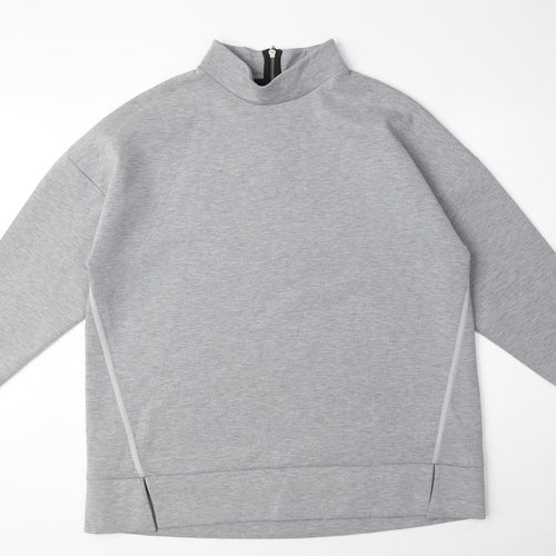NEXT Womens Grey Polyester Pullover Sweatshirt Size 18 Zip
