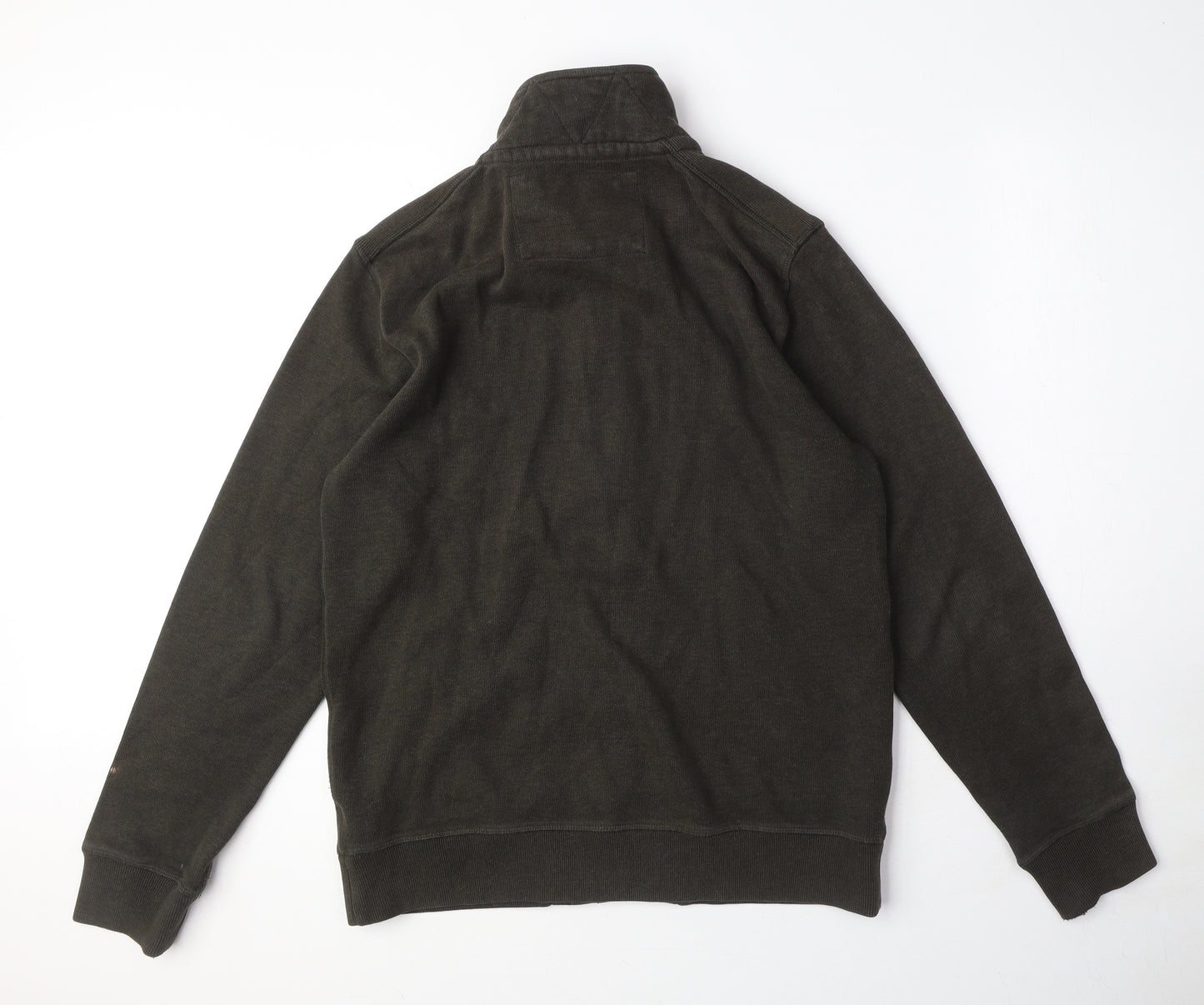RJR.John Rocha Mens Green Cotton Full Zip Sweatshirt Size M