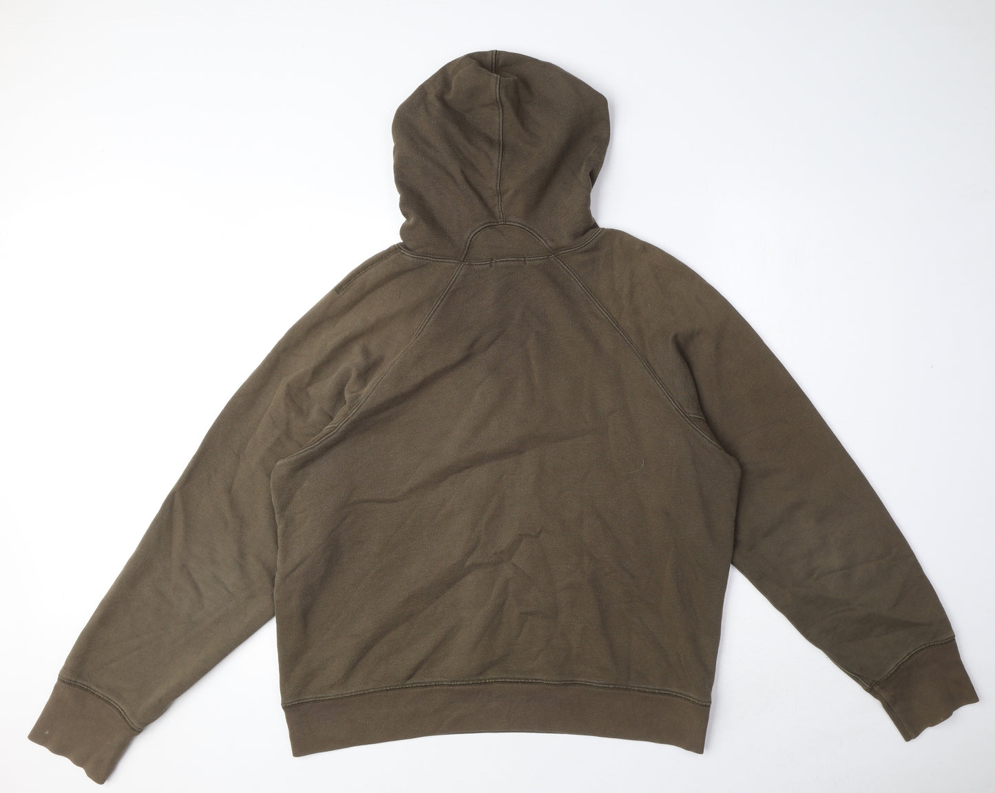 Club Monaco Mens Brown Cotton Pullover Hoodie Size M