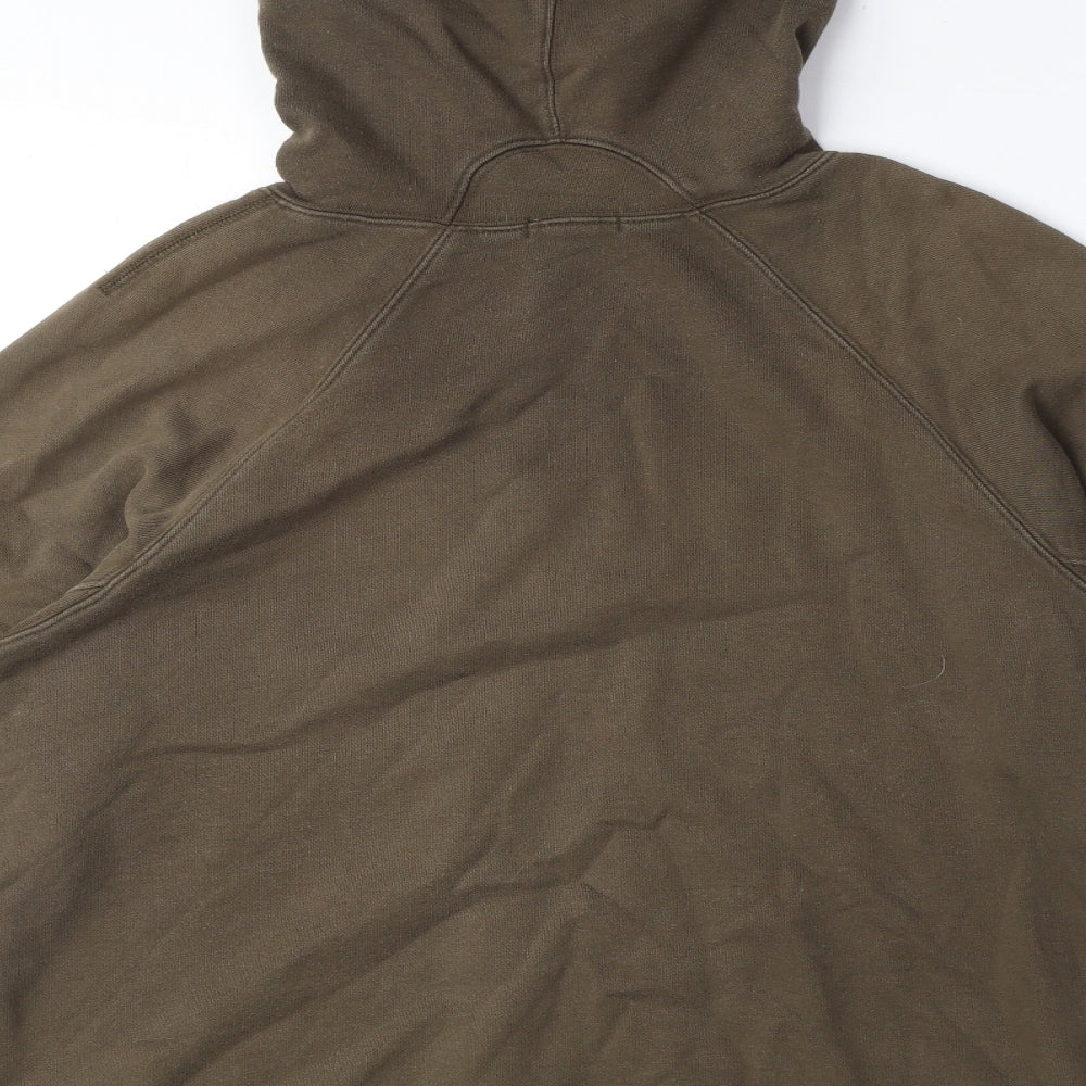 Club Monaco Mens Brown Cotton Pullover Hoodie Size M
