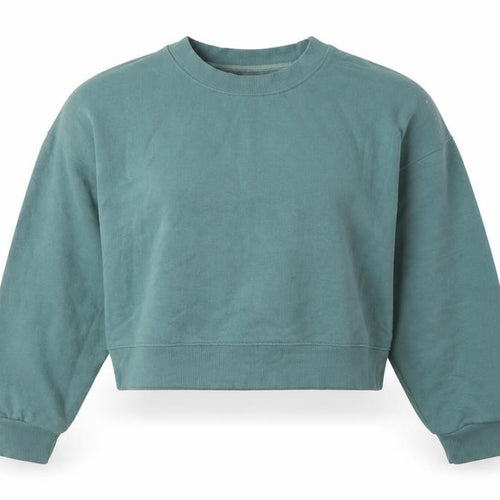 Pull&Bear Womens Green Polyester Pullover Sweatshirt Size S Pullover