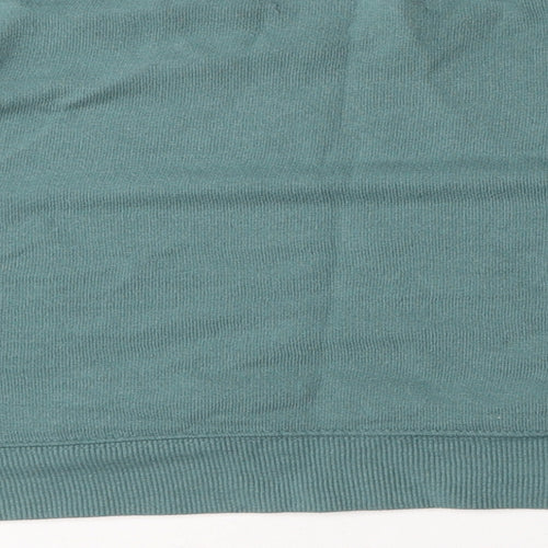 Pull&Bear Womens Green Polyester Pullover Sweatshirt Size S Pullover