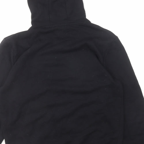 NBA Mens Black Cotton Pullover Hoodie Size L - Brooklyn Nets