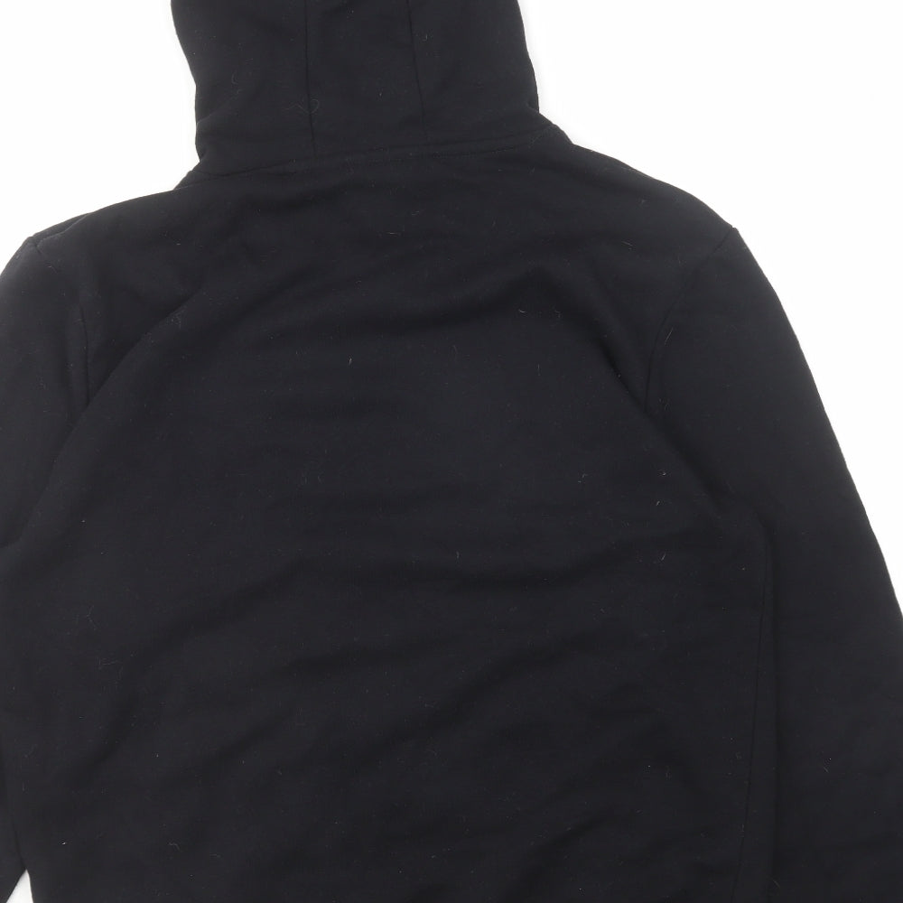 NBA Mens Black Cotton Pullover Hoodie Size L - Brooklyn Nets