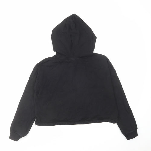 H&M Girls Black Cotton Pullover Hoodie Size 10-11 Years Pullover - Size 10-12 Years Brooklyn New York