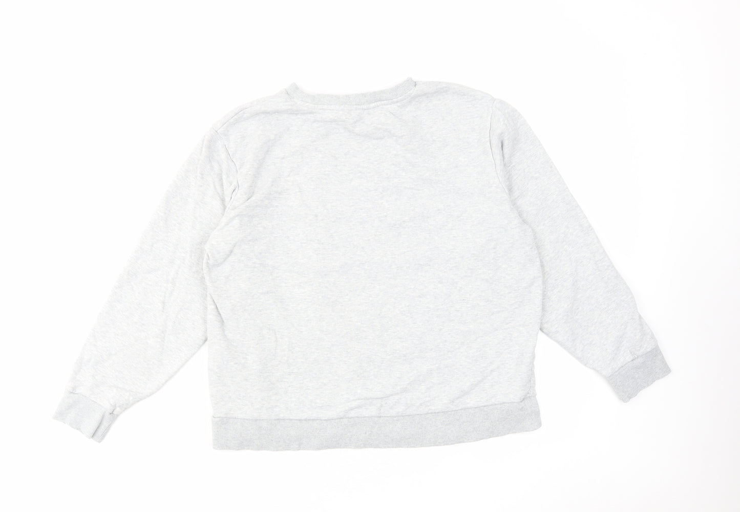 Marks and Spencer Womens Grey Cotton Pullover Sweatshirt Size M Pullover