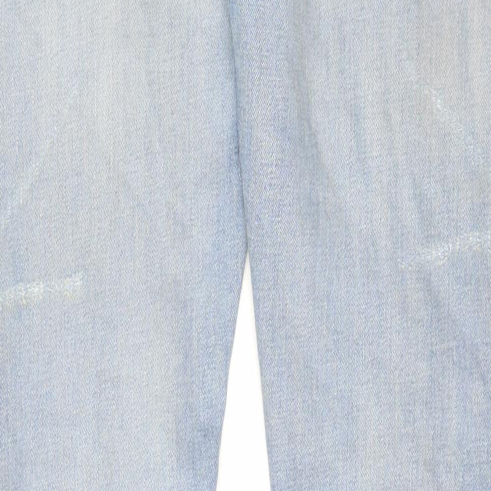 John Elliott Mens Blue Cotton Skinny Jeans Size 32 in L33 in Regular Zip