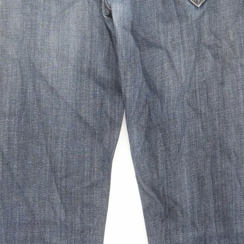 Diesel Mens Blue Cotton Straight Jeans Size 33 in L30 in Regular Zip