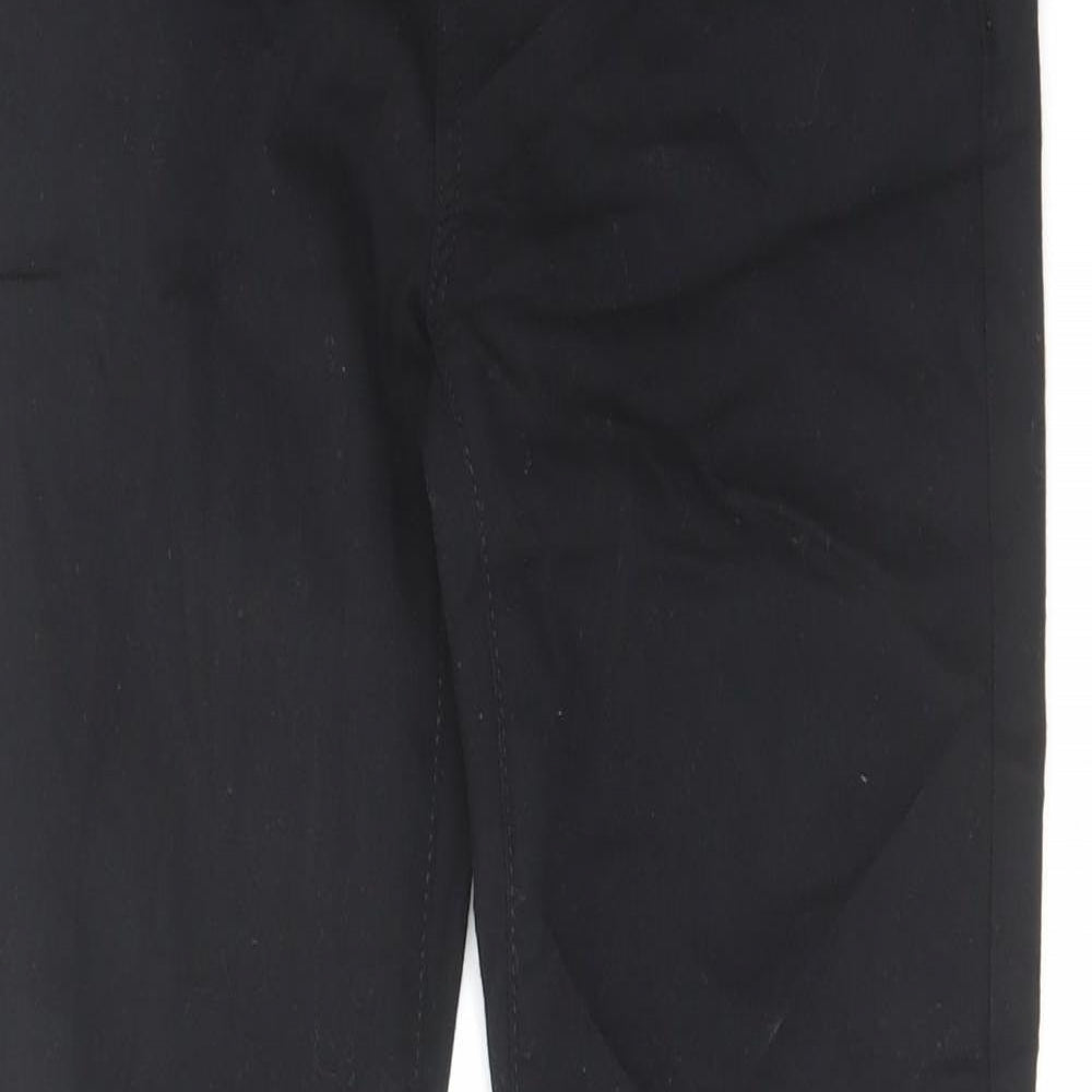 Marks and Spencer Womens Black Cotton Skinny Jeans Size 8 L27 in Regular Zip