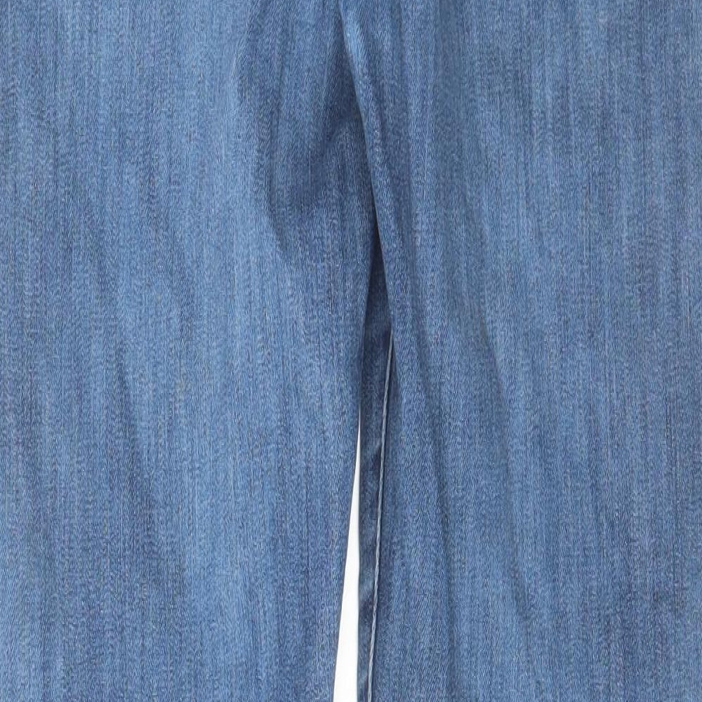 Paul Smith Mens Blue Cotton Straight Jeans Size 30 in L30 in Regular Zip