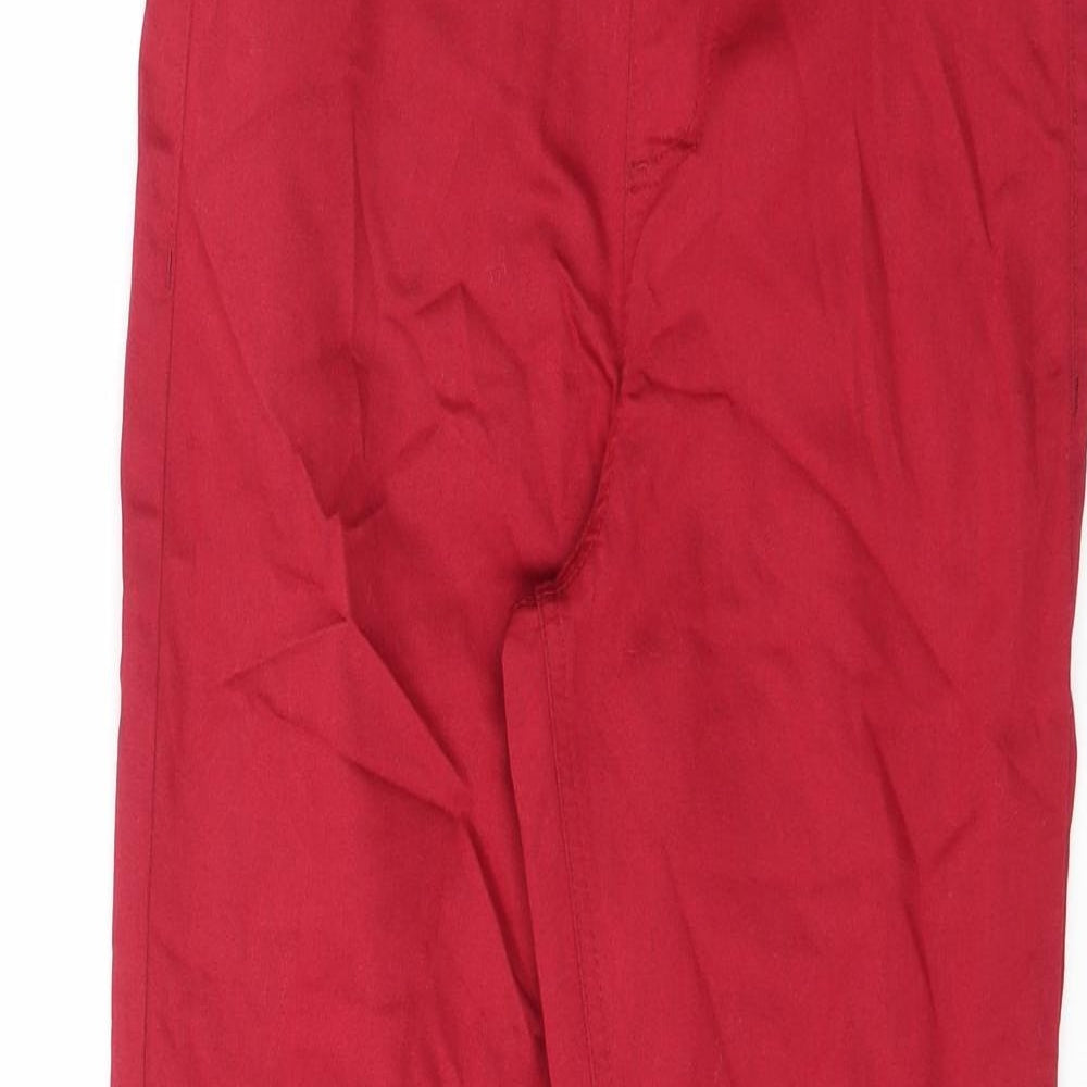 Marks and Spencer Womens Red Cotton Jegging Jeans Size 10 L28.5 in Regular