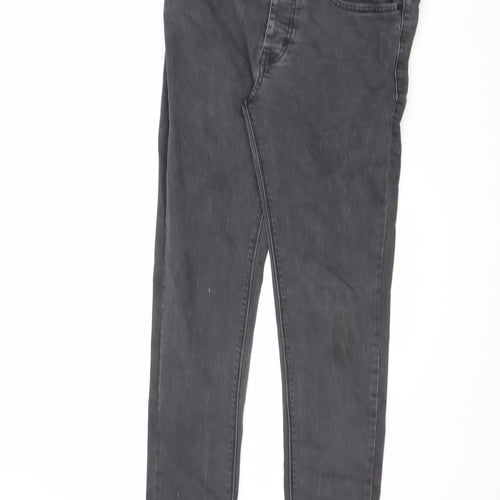 Denim & Co. Mens Grey Cotton Skinny Jeans Size 30 in L32 in Regular Zip