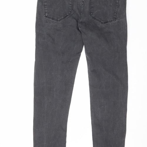 Denim & Co. Mens Grey Cotton Skinny Jeans Size 30 in L32 in Regular Zip