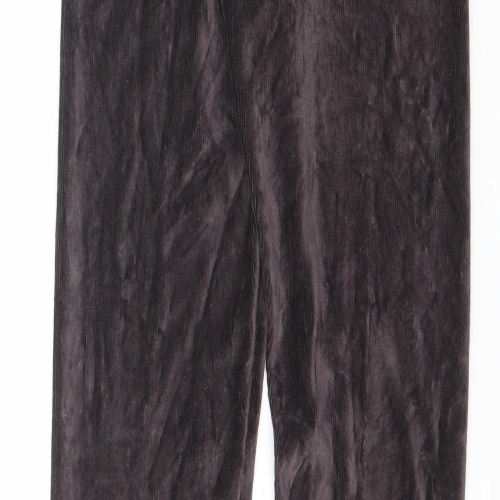 Marks and Spencer Womens Brown Cotton Jegging Leggings Size 6 L30 in