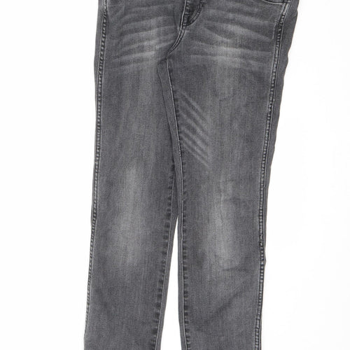 H&M Womens Black Cotton Skinny Jeans Size 30 in L27 in Slim Zip