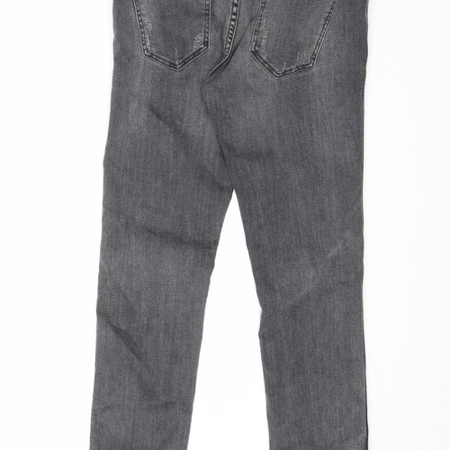 H&M Womens Black Cotton Skinny Jeans Size 30 in L27 in Slim Zip