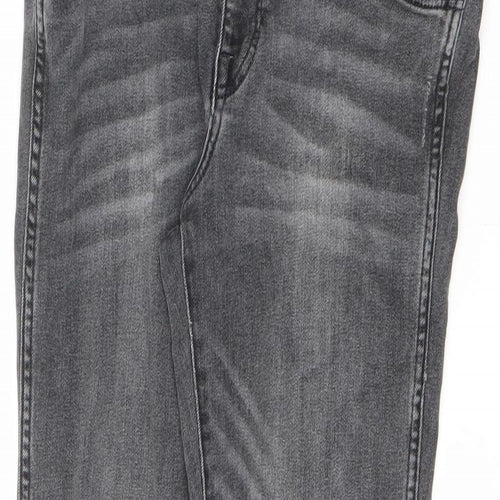 H&M Womens Black Cotton Skinny Jeans Size 30 in L27 in Slim Zip