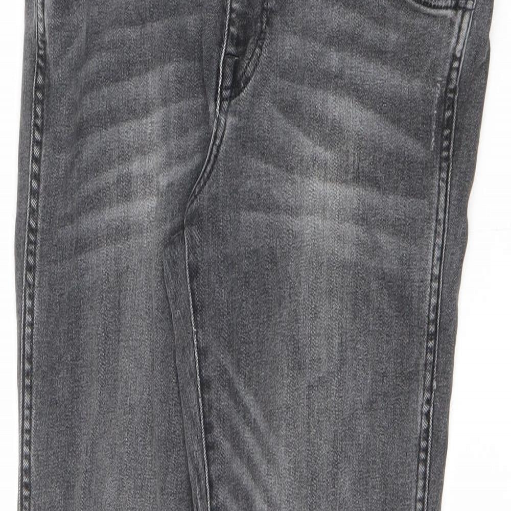 H&M Womens Black Cotton Skinny Jeans Size 30 in L27 in Slim Zip