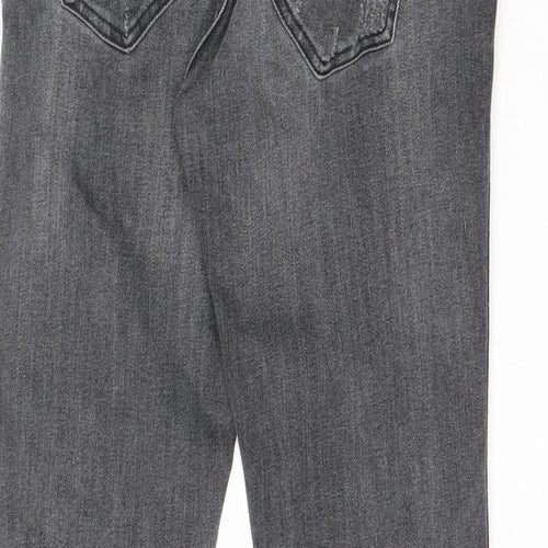 H&M Womens Black Cotton Skinny Jeans Size 30 in L27 in Slim Zip