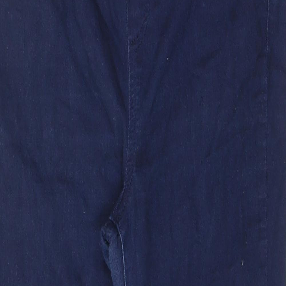 White Stuff Womens Blue Cotton Jegging Jeans Size 12 L23 in Regular