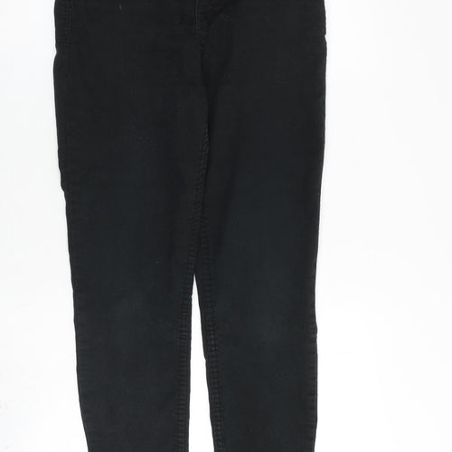 New Look Womens Black Cotton Skinny Jeans Size 10 Slim Zip