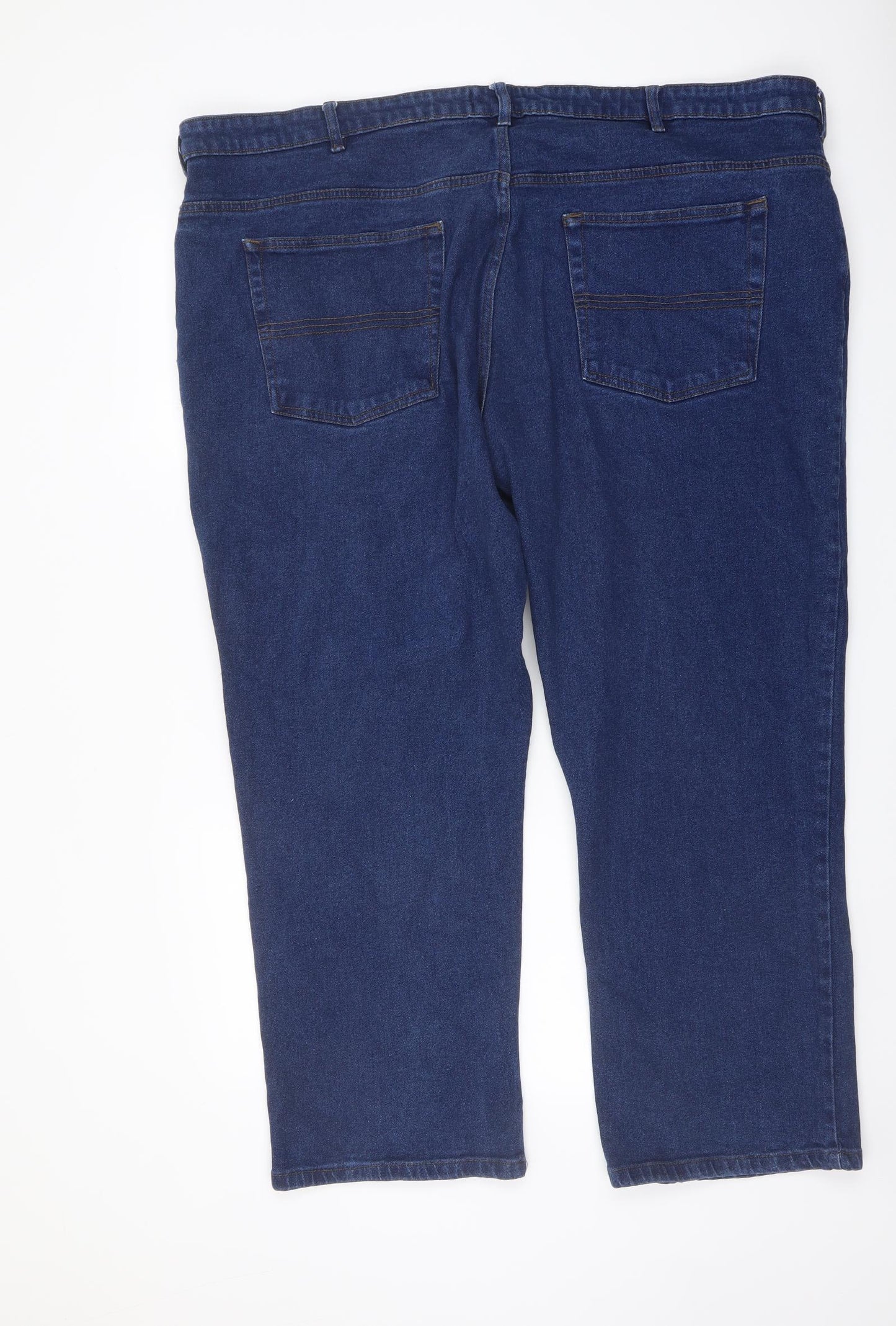 Union Blues Mens Blue Cotton Straight Jeans Size 48 in L28 in Regular Button