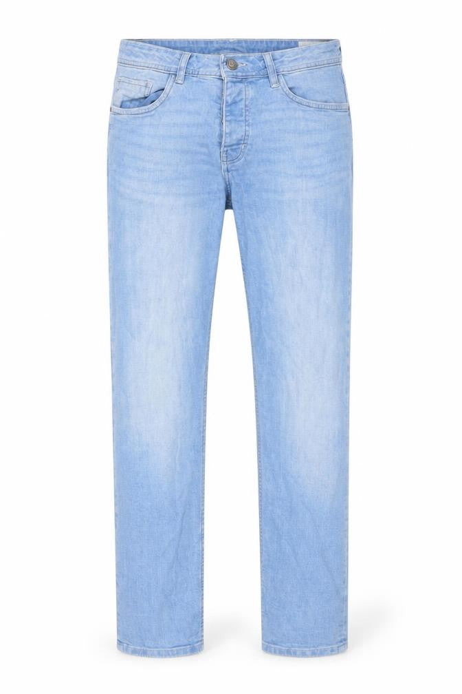 Denim & Co. Mens Blue Cotton Straight Jeans Size 30 in L32 in Regular Button