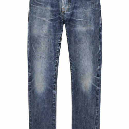 Gap Mens Blue Cotton Straight Jeans Size 29 in L30 in Slim Button