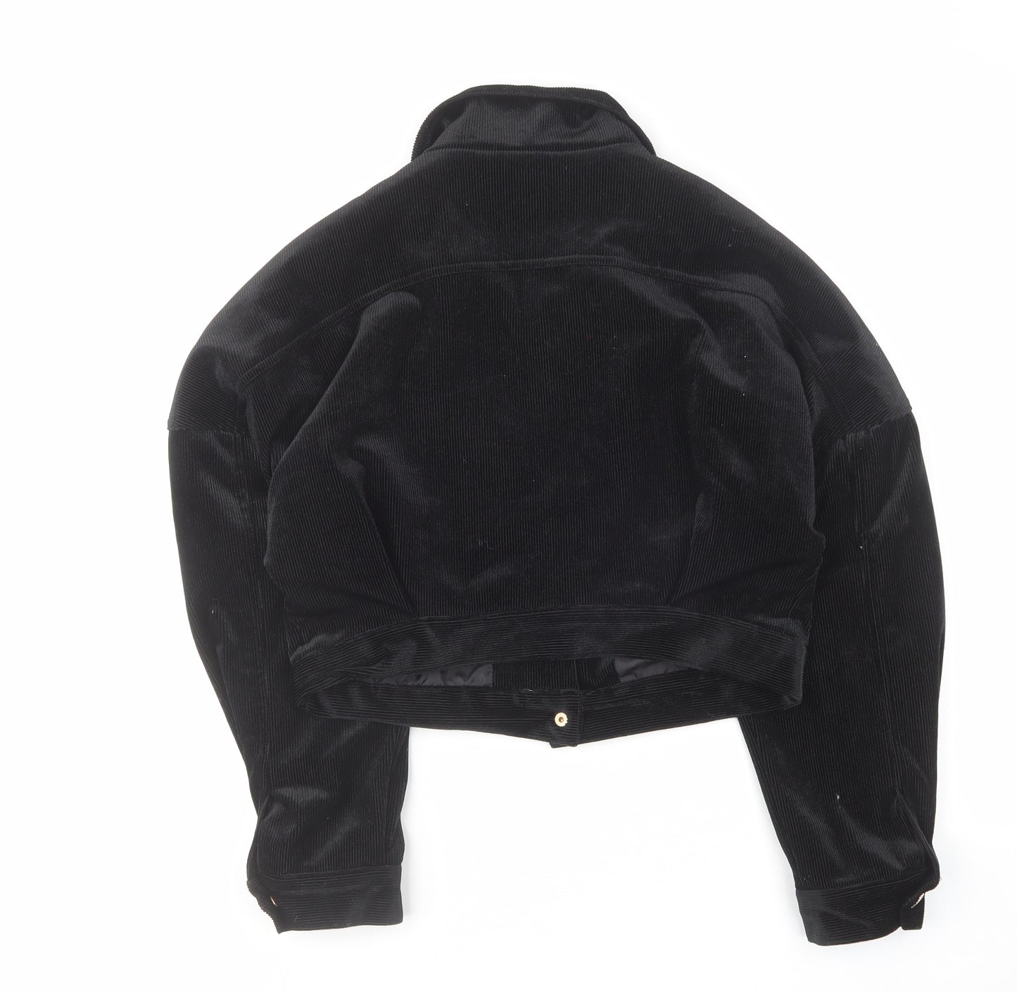 PRETTYLITTLETHING Womens Black Jacket Size 6 Button