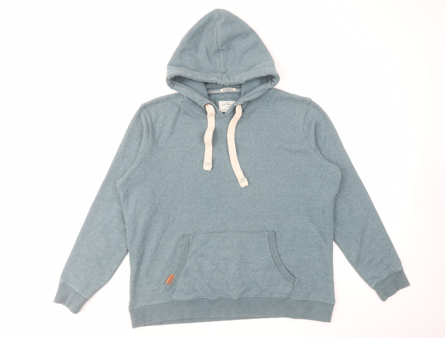 Fat Face Womens Blue Cotton Pullover Hoodie Size 6 Pullover