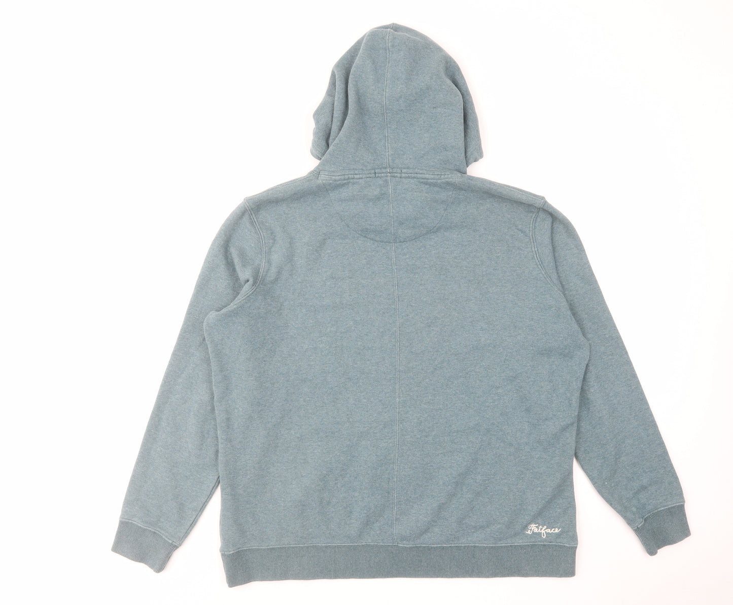 Fat Face Womens Blue Cotton Pullover Hoodie Size 6 Pullover
