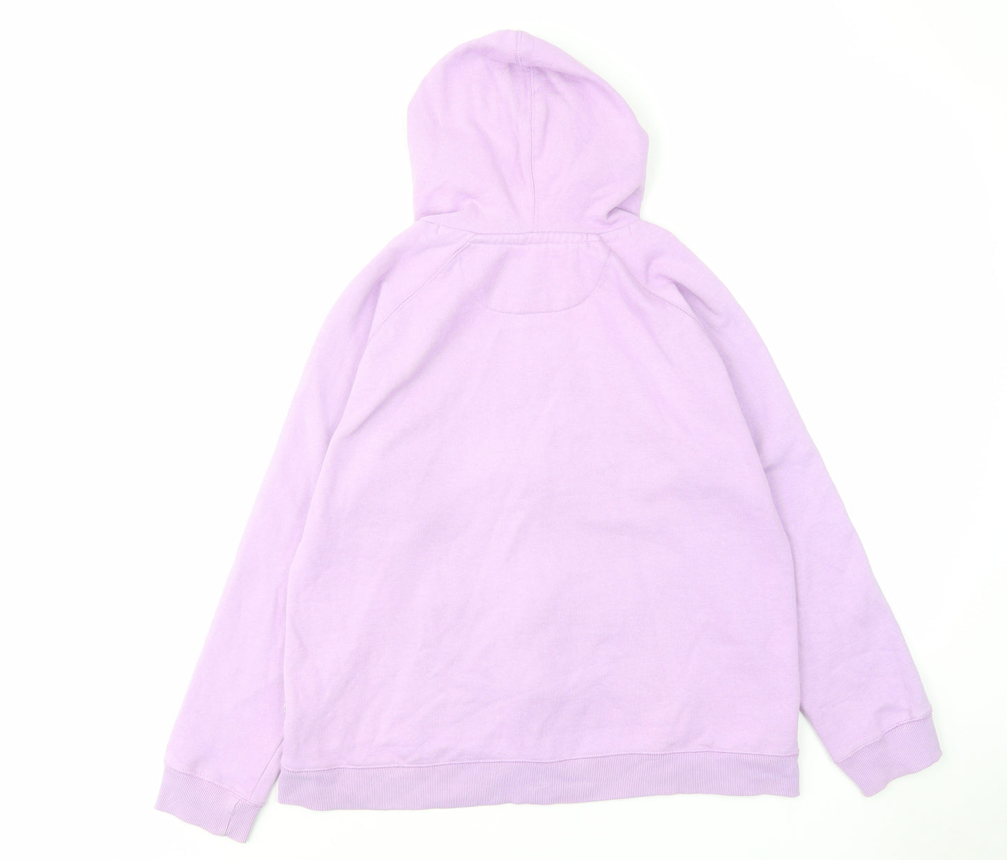 Dock of the bay Womens Purple Cotton Full Zip Hoodie Size 10 Zip