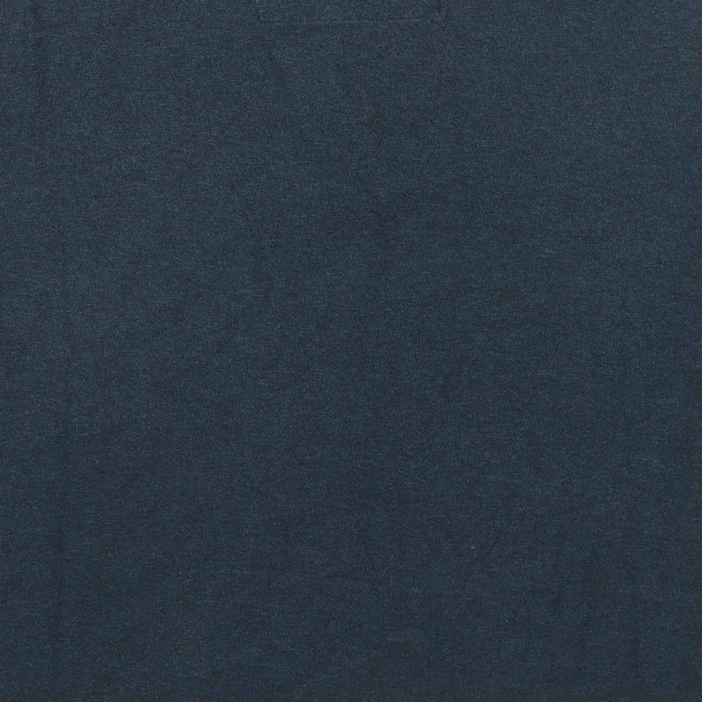 Marks and Spencer Mens Black Cotton Polo Size XL Collared Button