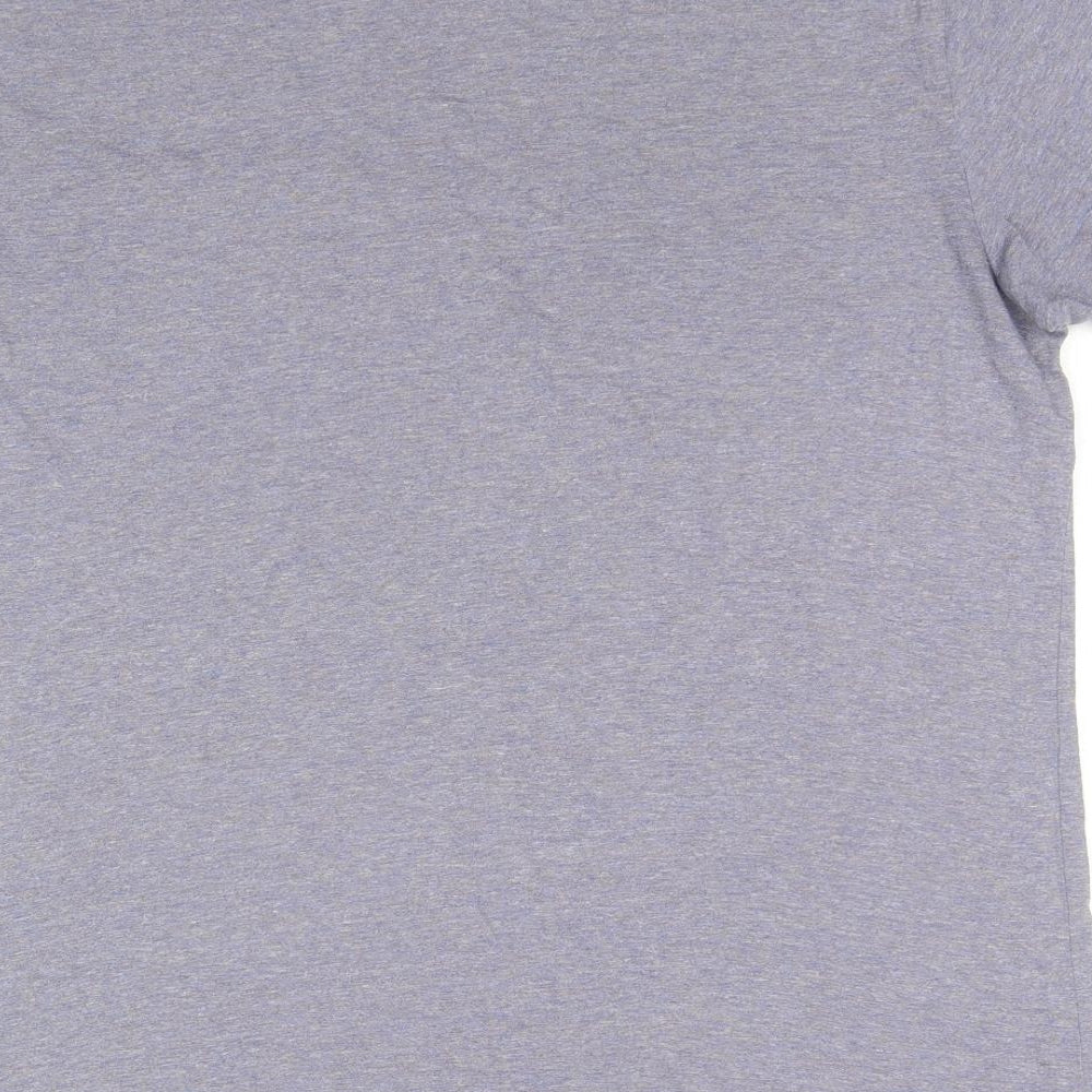 Scotch & Soda Mens Blue Cotton T-Shirt Size 2XL Crew Neck