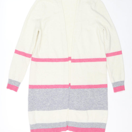 Woolovers Womens Multicoloured V-Neck Wool Cardigan Jumper Size M