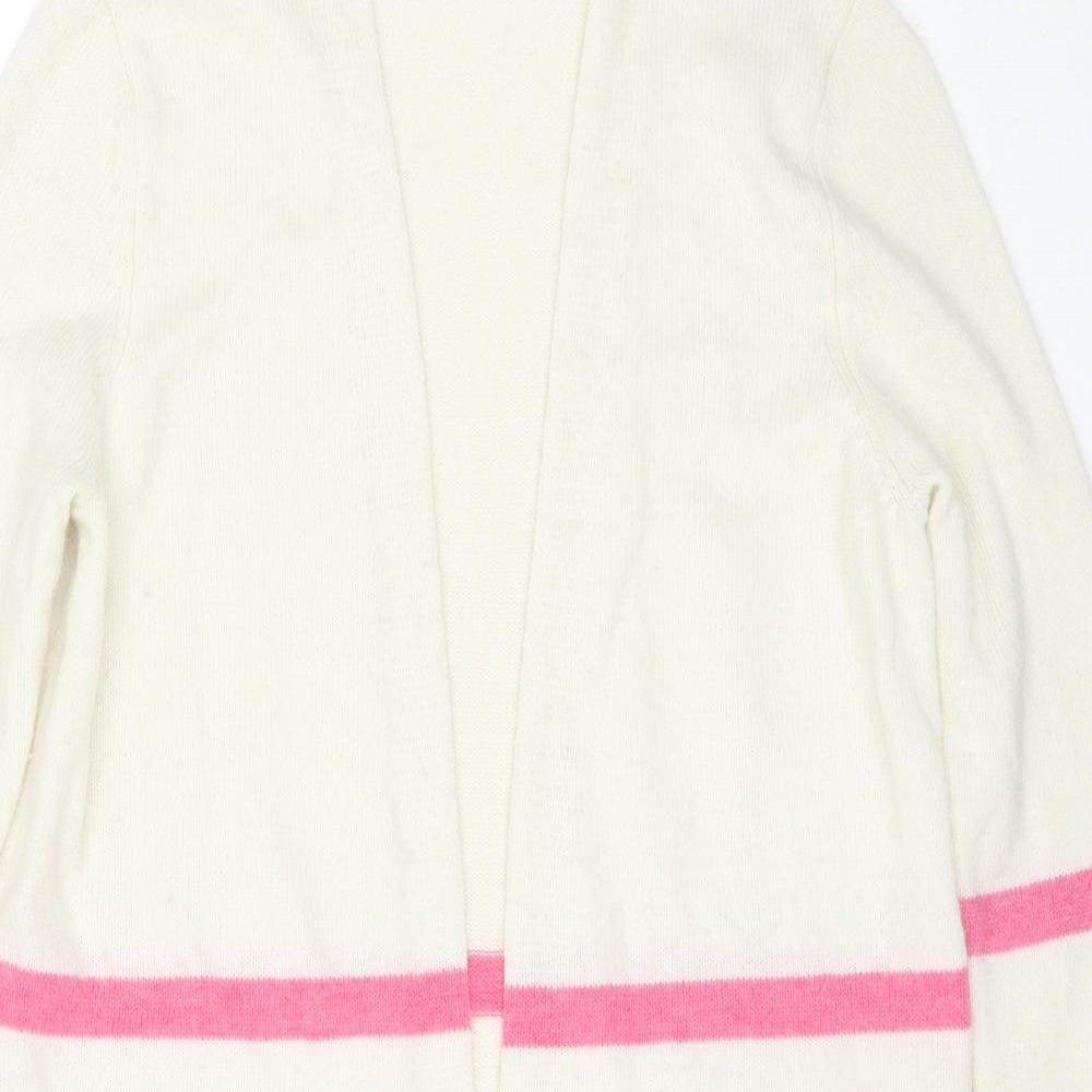 Woolovers Womens Multicoloured V-Neck Wool Cardigan Jumper Size M