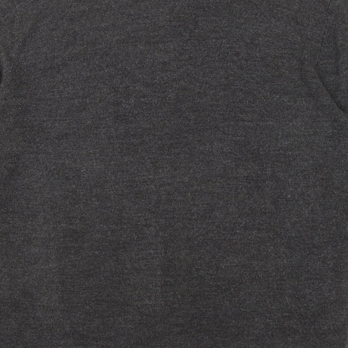 NEXT Mens Black V-Neck Acrylic Pullover Jumper Size L Long Sleeve