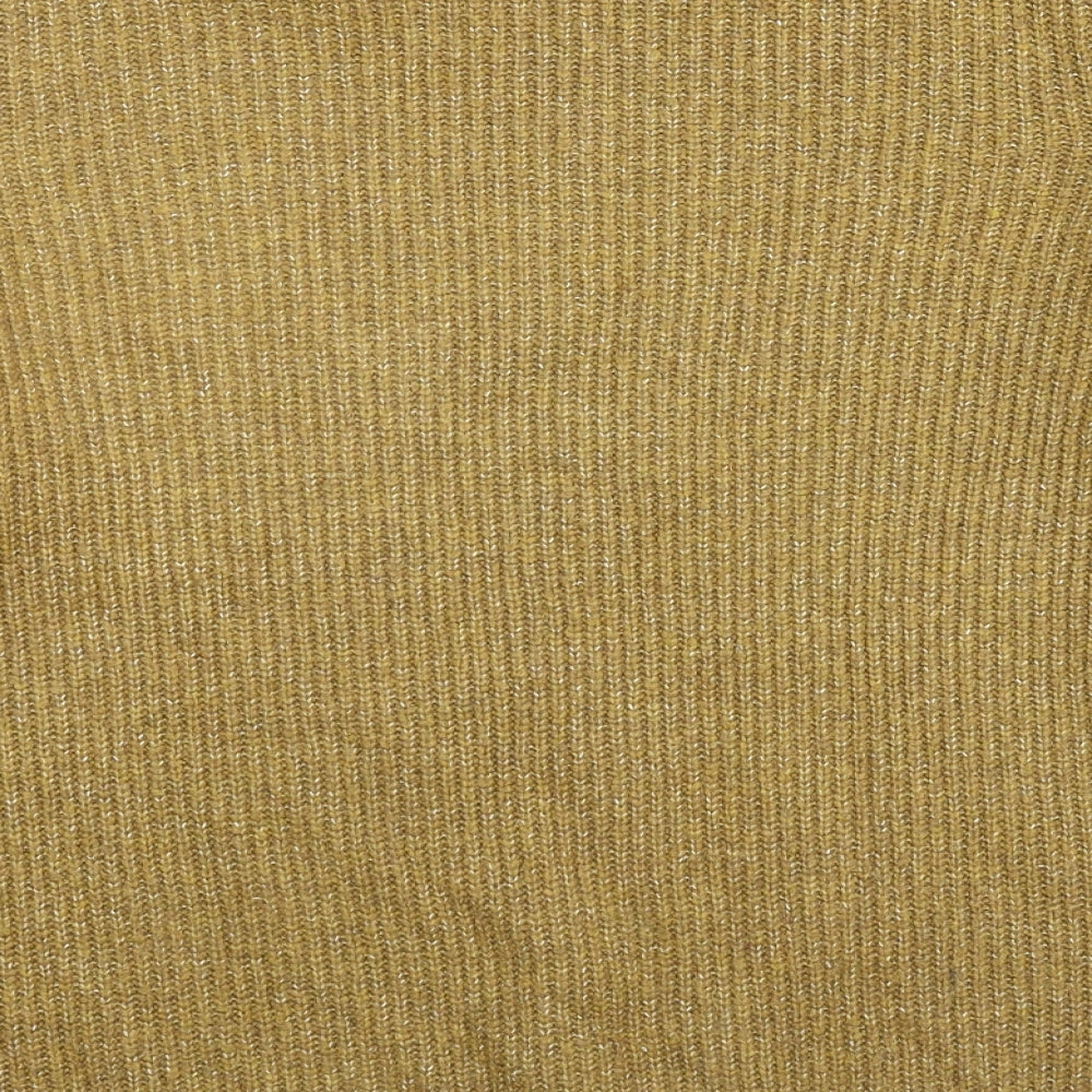 Marks and Spencer Womens Brown Round Neck Acrylic Pullover Jumper Size XL